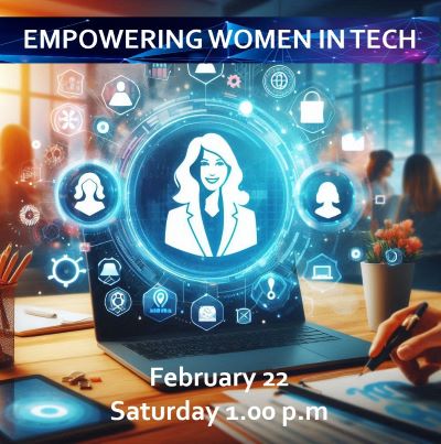 Empowering Women in Tech Event Banner